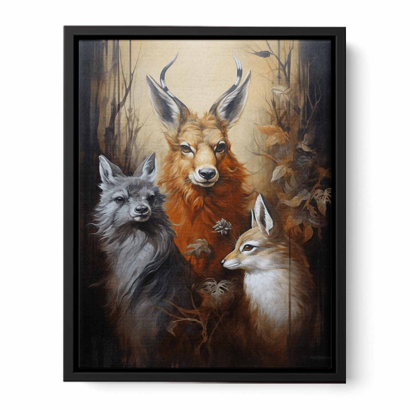 Animals Modern Art Canvas Painting-4