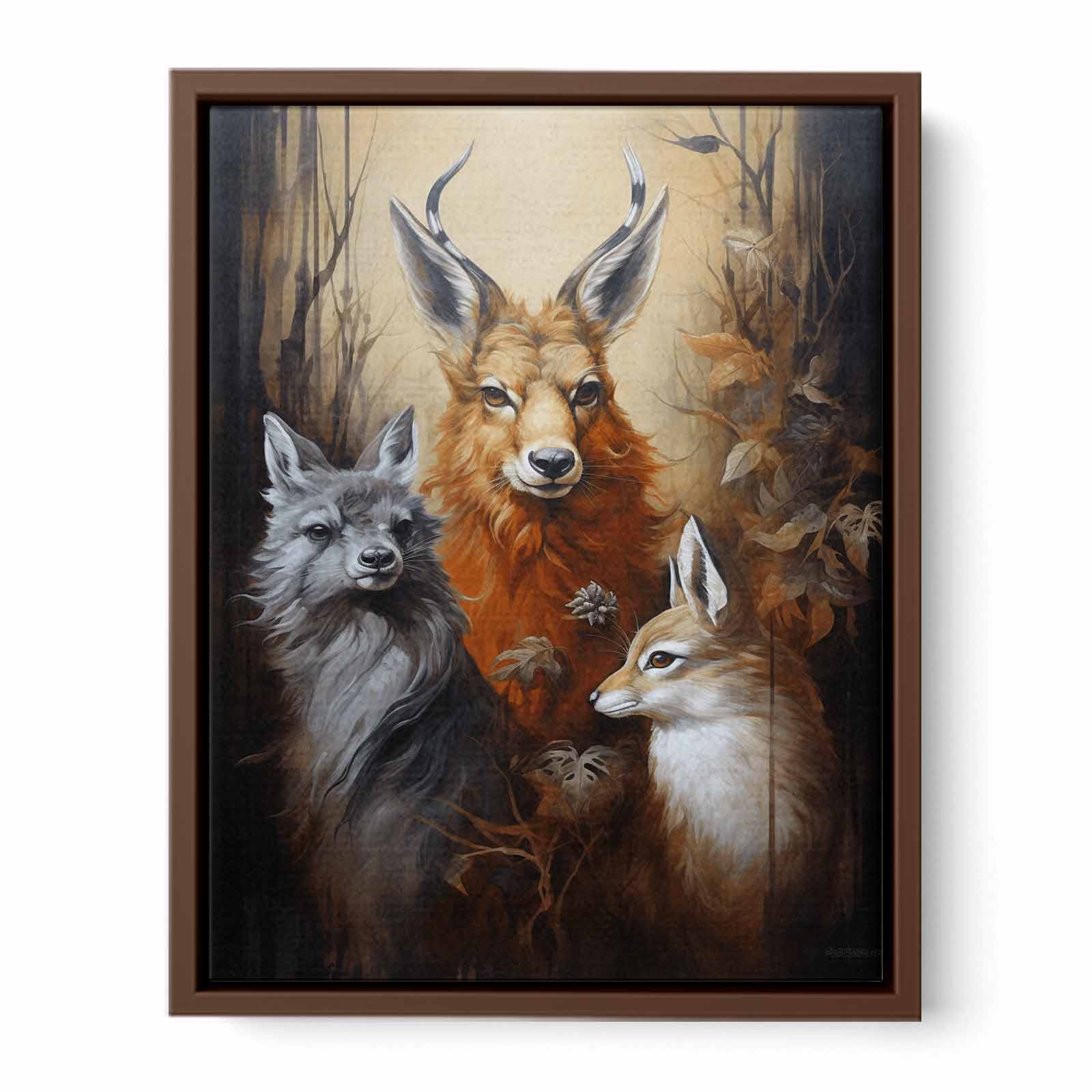 Animals Modern Art Canvas Painting-6