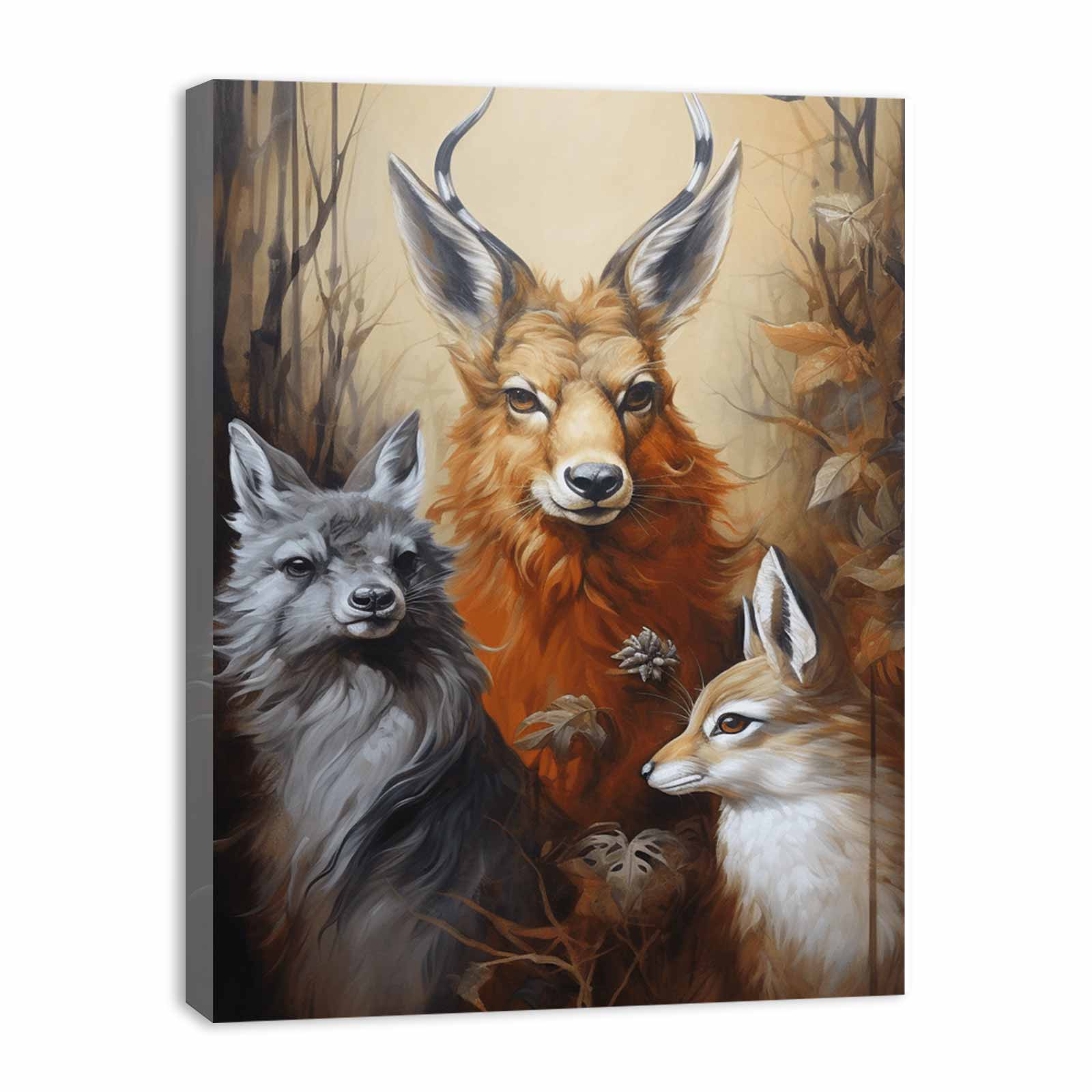Animals Modern Art Canvas Painting-3