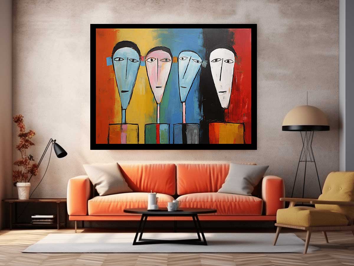 Modern Art Boy Canvas Art Print-2