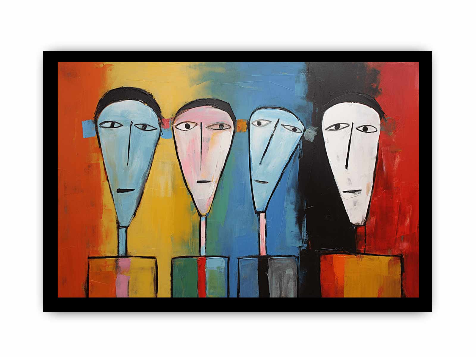 Modern Art Boy Canvas Art Print-7