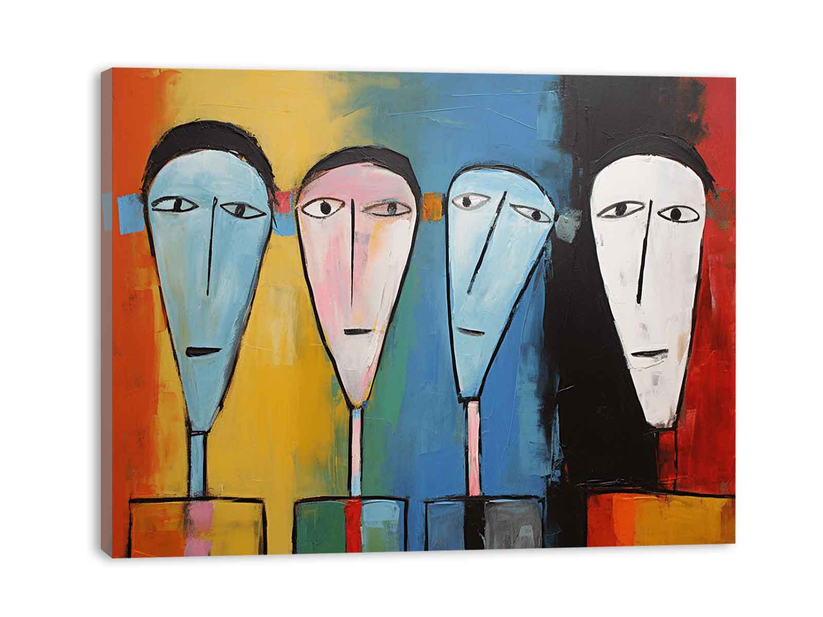 Modern Art Boy Canvas Art Print-3