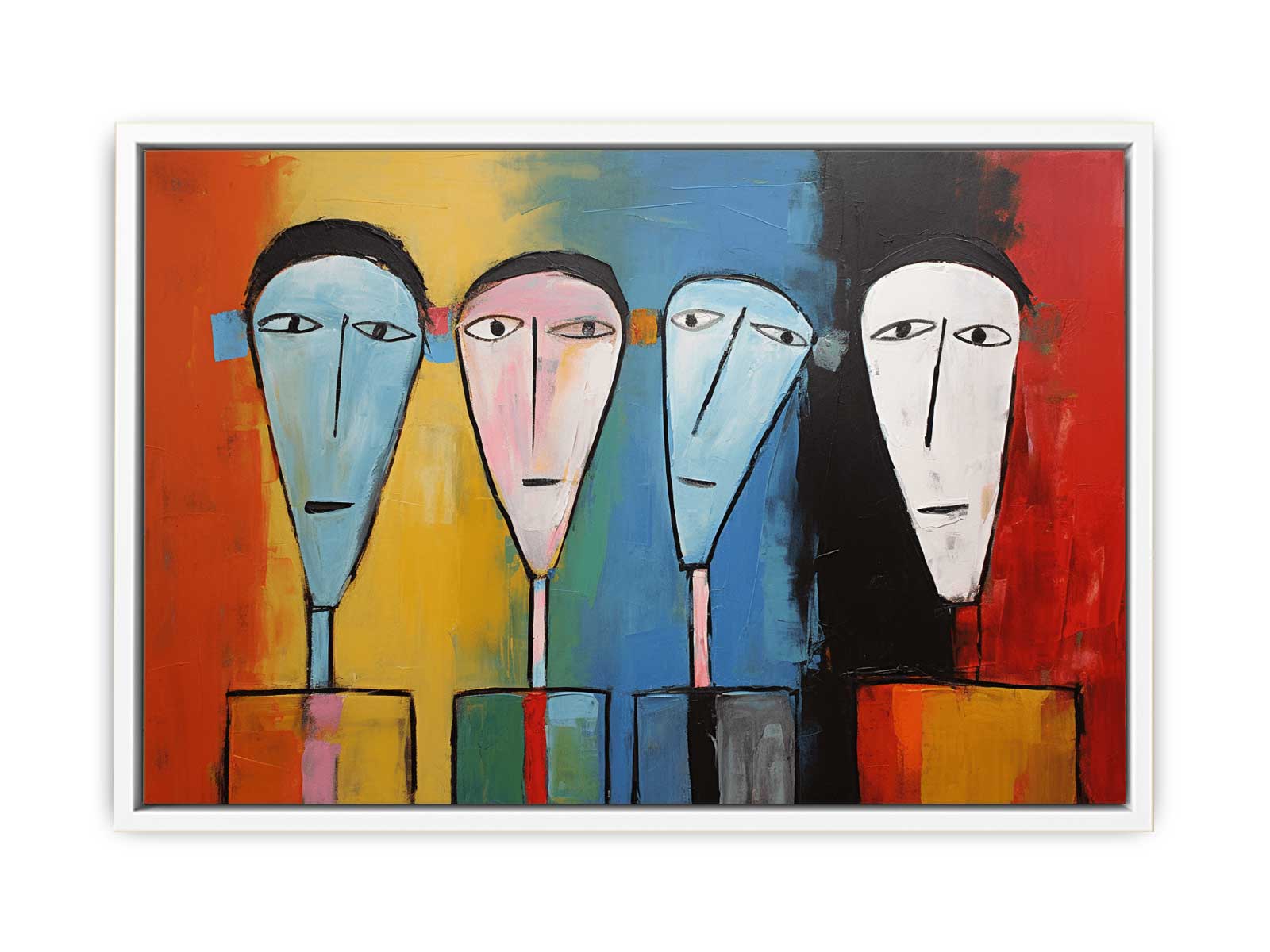 Modern Art Boy Canvas Art Print-5