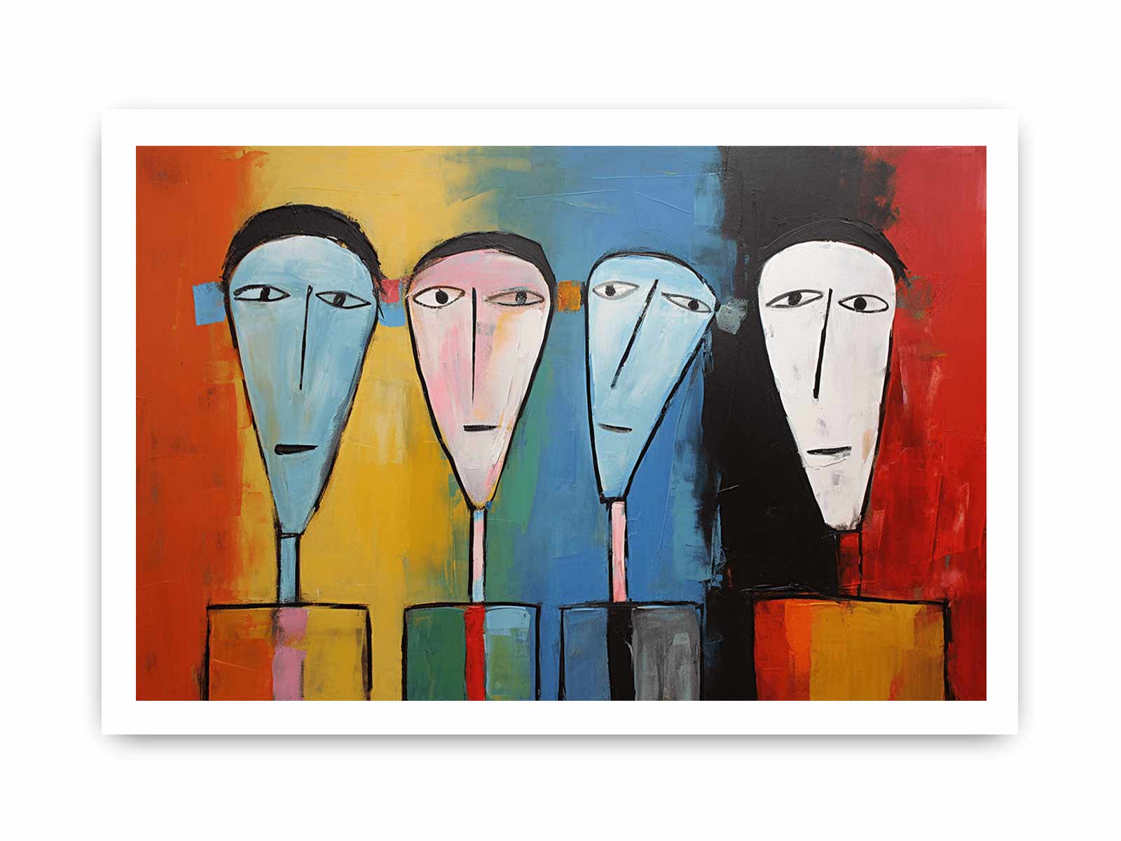 Modern Art Boy Canvas Art Print-8