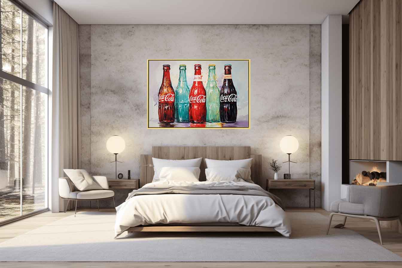 Cold Drink Modern Art Canvas Art Print-1