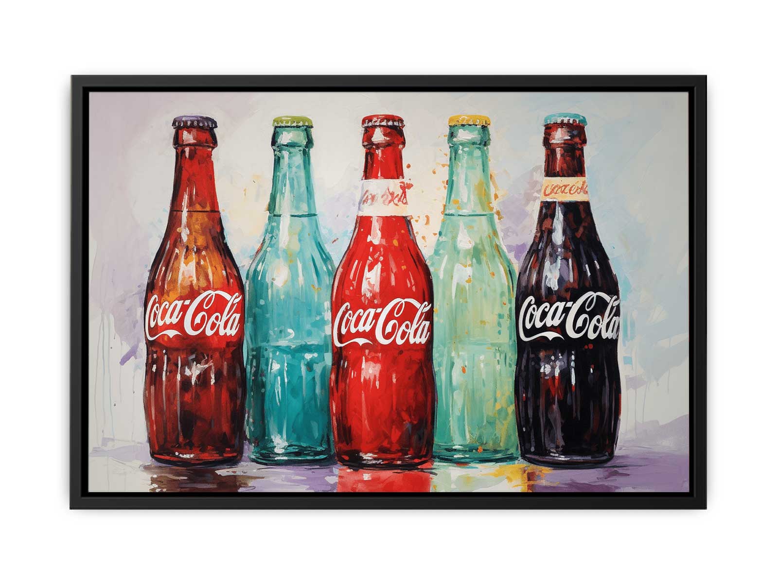 Cold Drink Modern Art Canvas Art Print-4