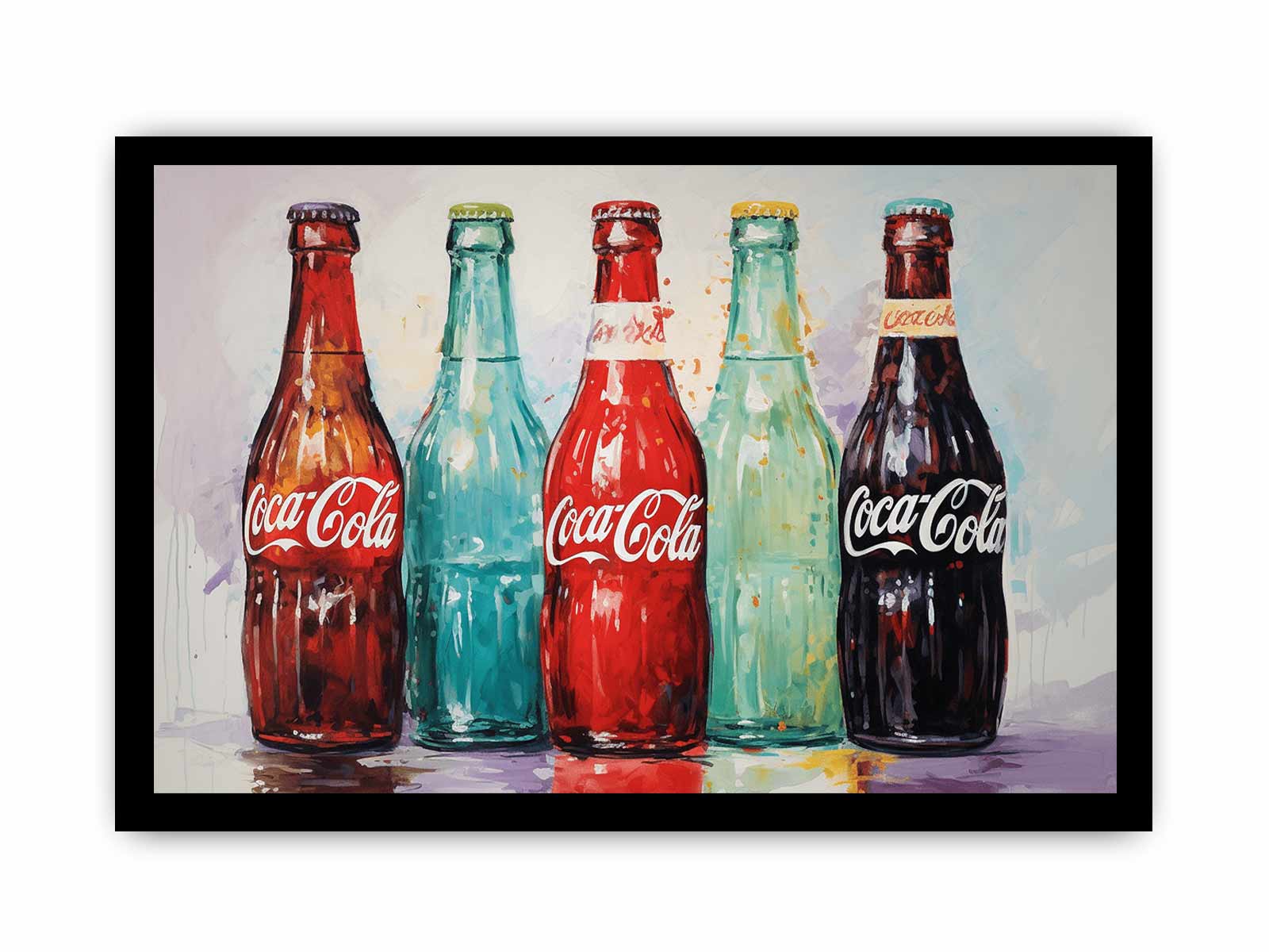 Cold Drink Modern Art Canvas Art Print-7