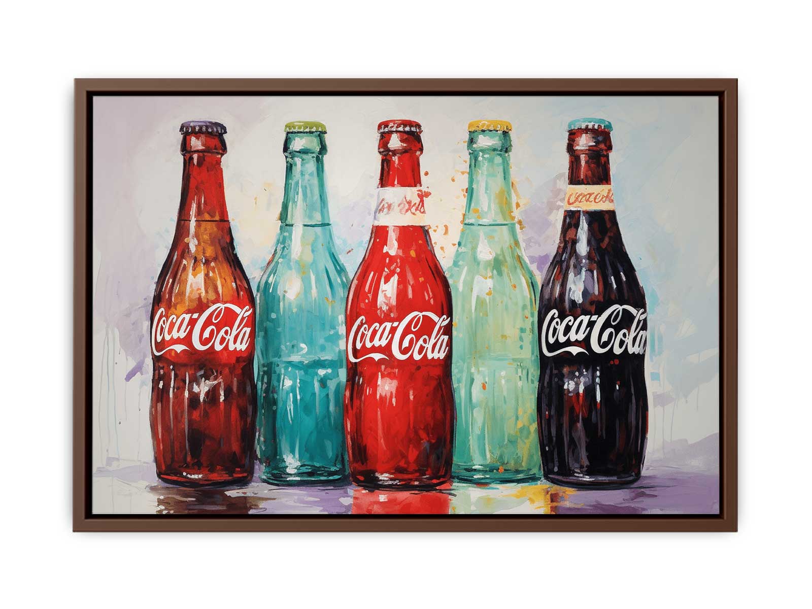 Cold Drink Modern Art Canvas Art Print-6