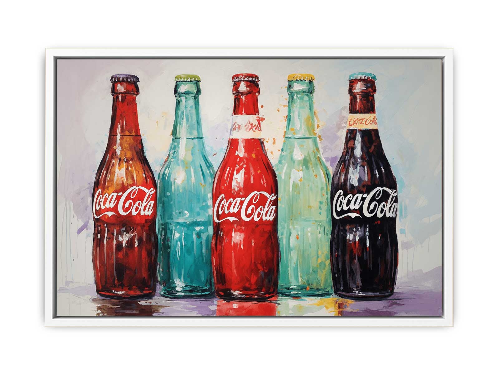 Cold Drink Modern Art Canvas Art Print-5