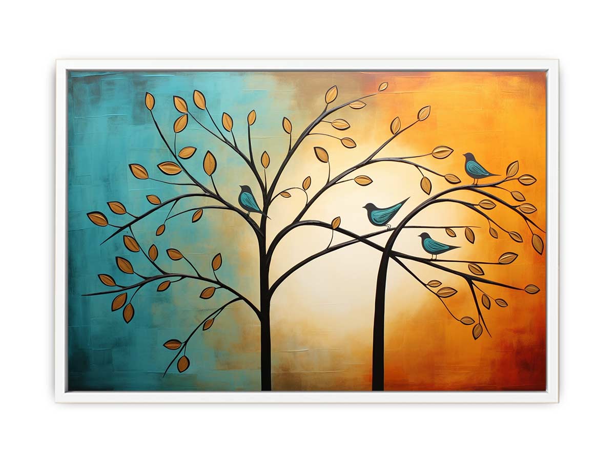Tree Birds Canvas Art Print-5