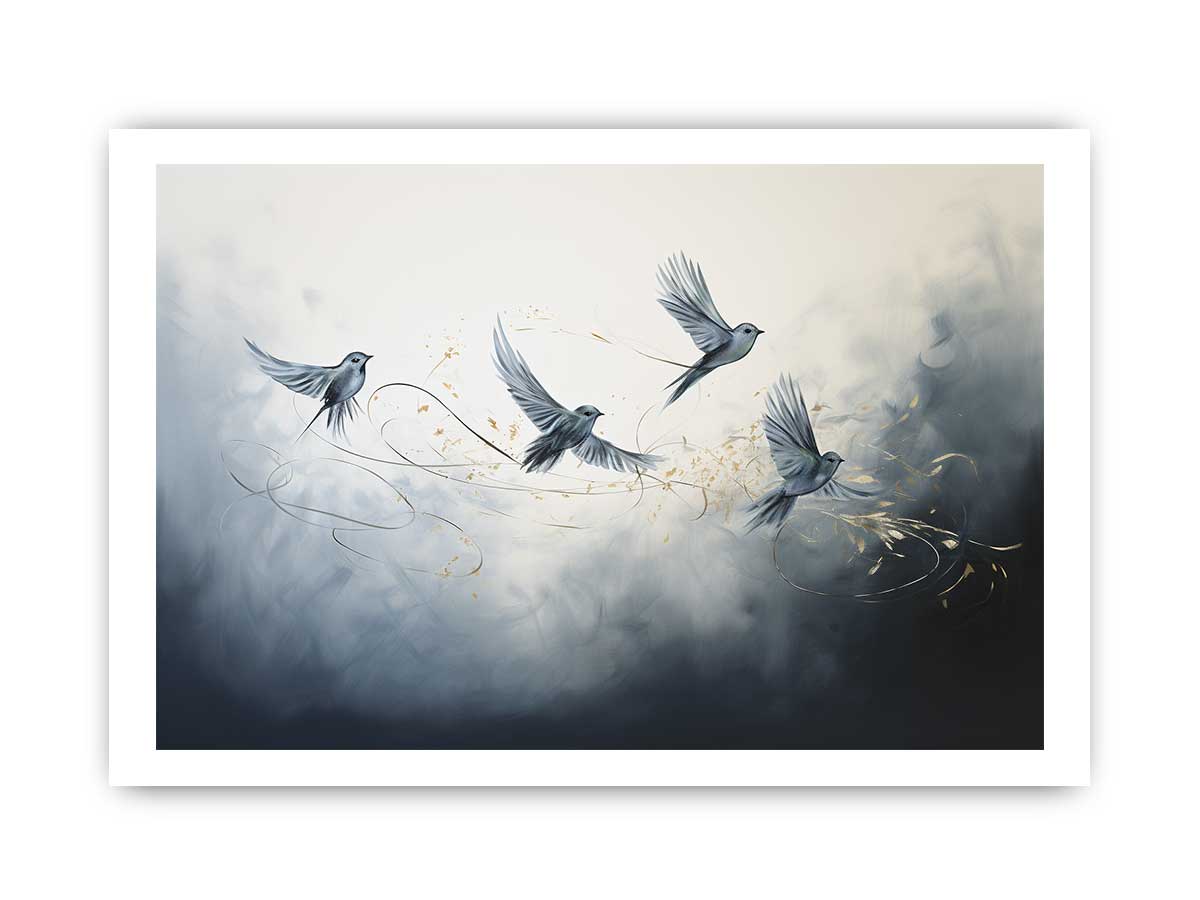 Birds  Canvas Painting-8