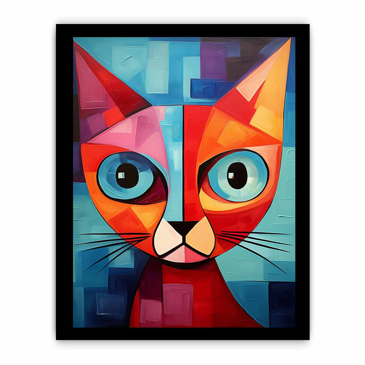 Red Cat Canvas Art Print-7