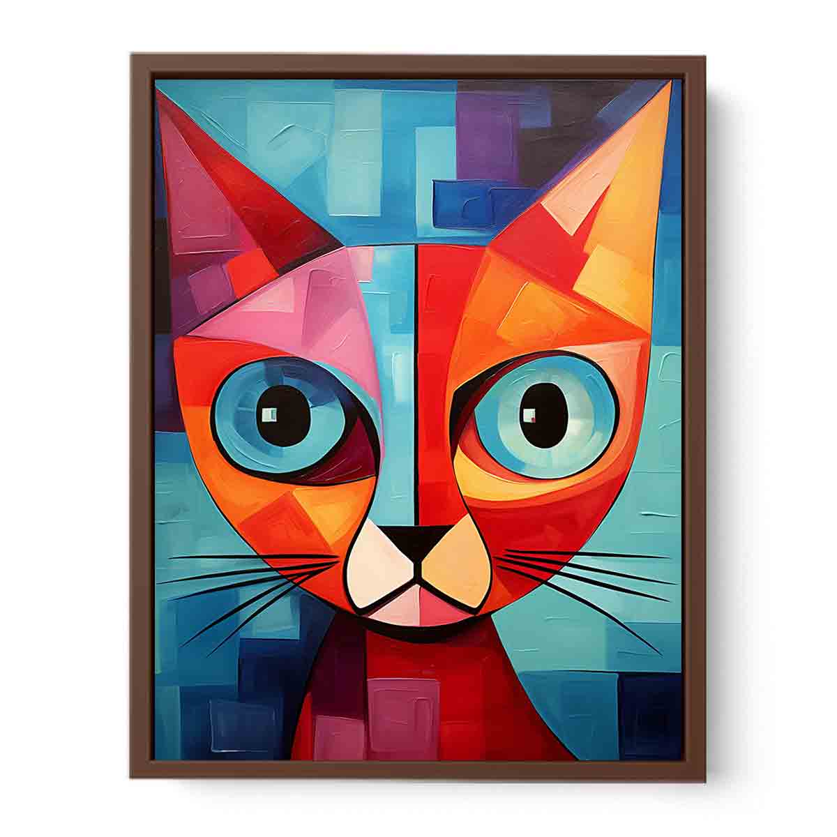 Red Cat Canvas Art Print-6