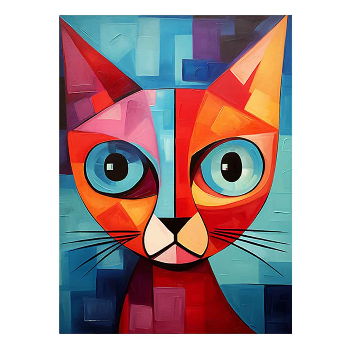 Red Cat Canvas Art Print-0