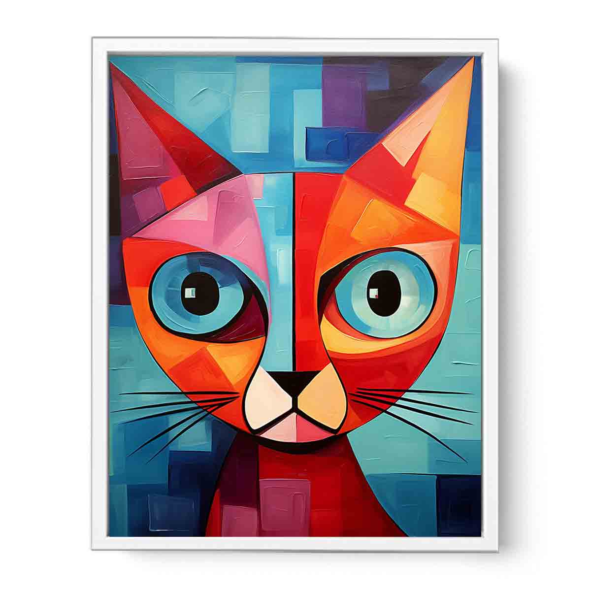 Red Cat Canvas Art Print-5