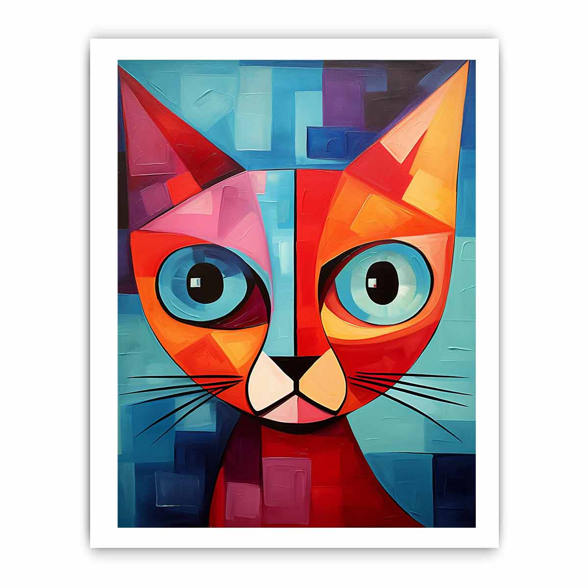 Red Cat Canvas Art Print-8