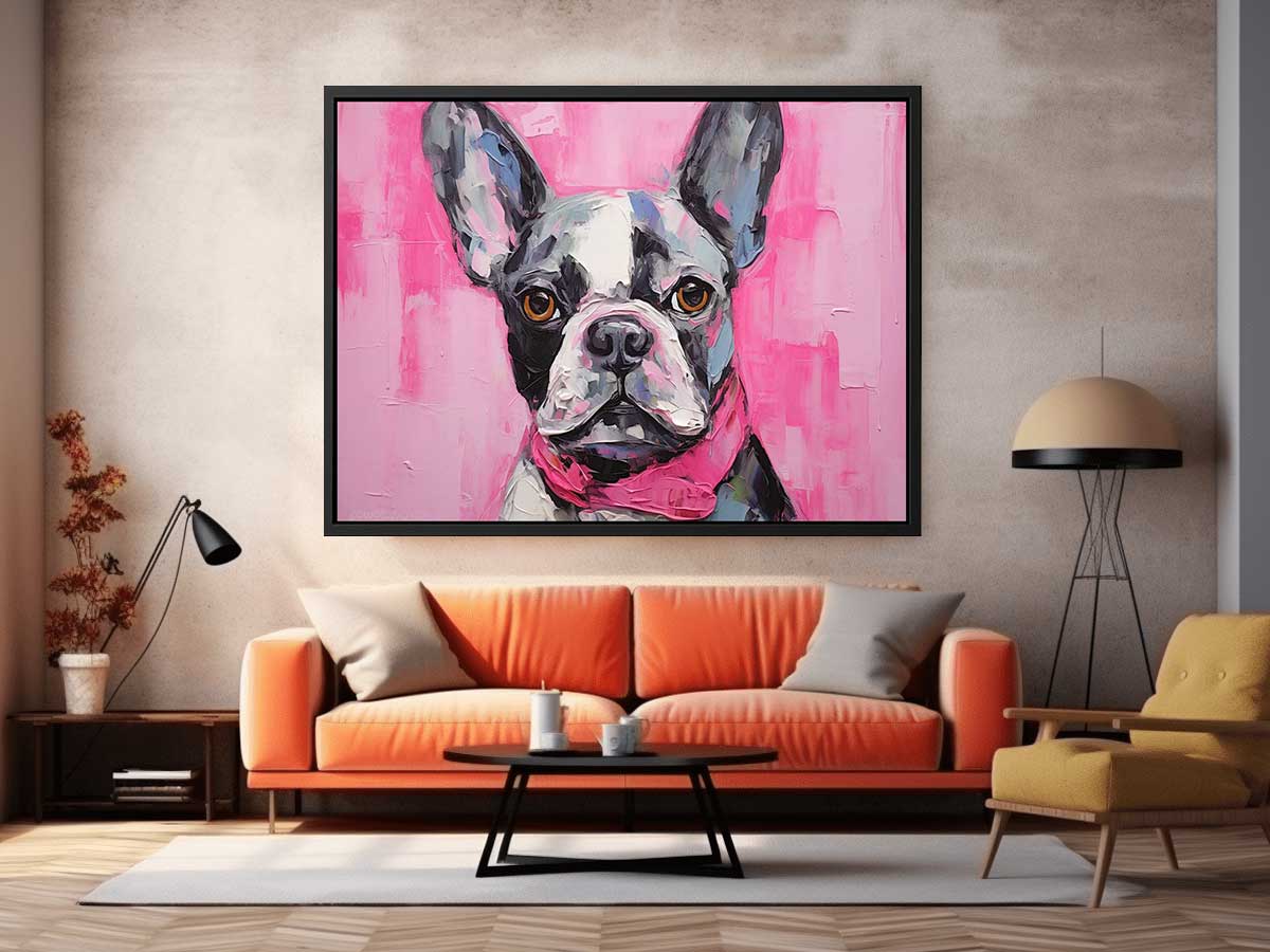 Pug Dog Canvas Art Print-1
