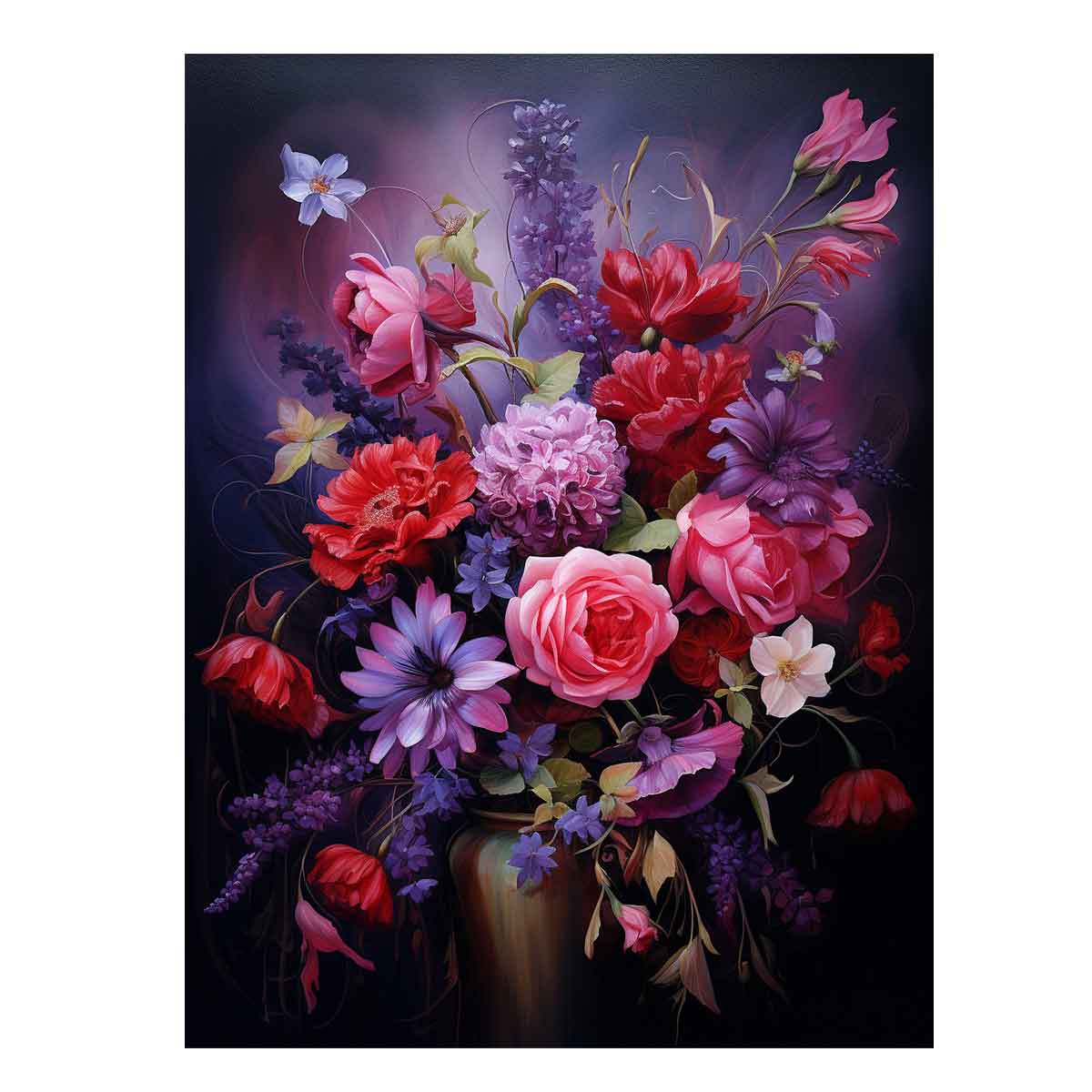 Flowers Canvas Art Print for Living Room-0
