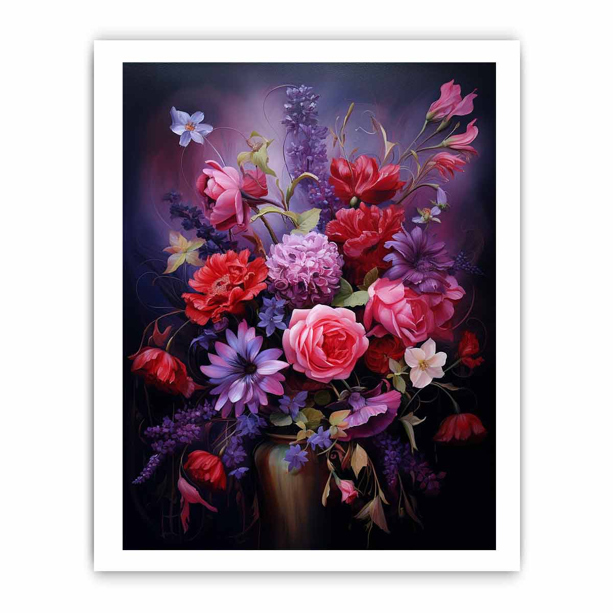 Flowers Canvas Art Print for Living Room-8