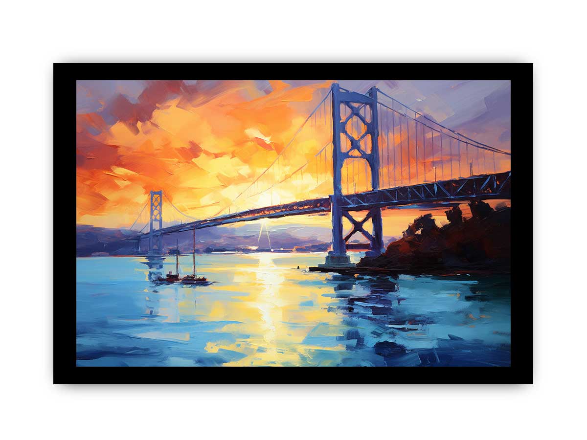Bridge Tower Painting for Living room-7