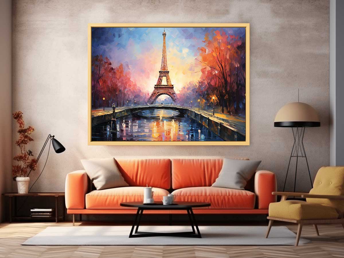 Eiffel Tower Painting for Living room-1