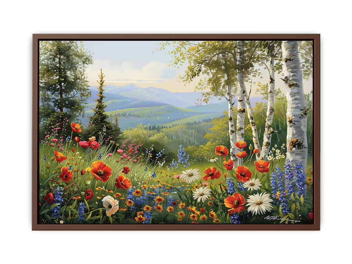 Landscape Flowers Painting-6