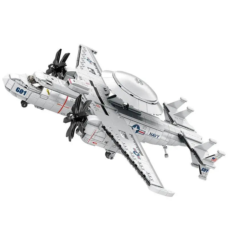 USN E-2C Hawkeye Airplane 1600 Pcs-0