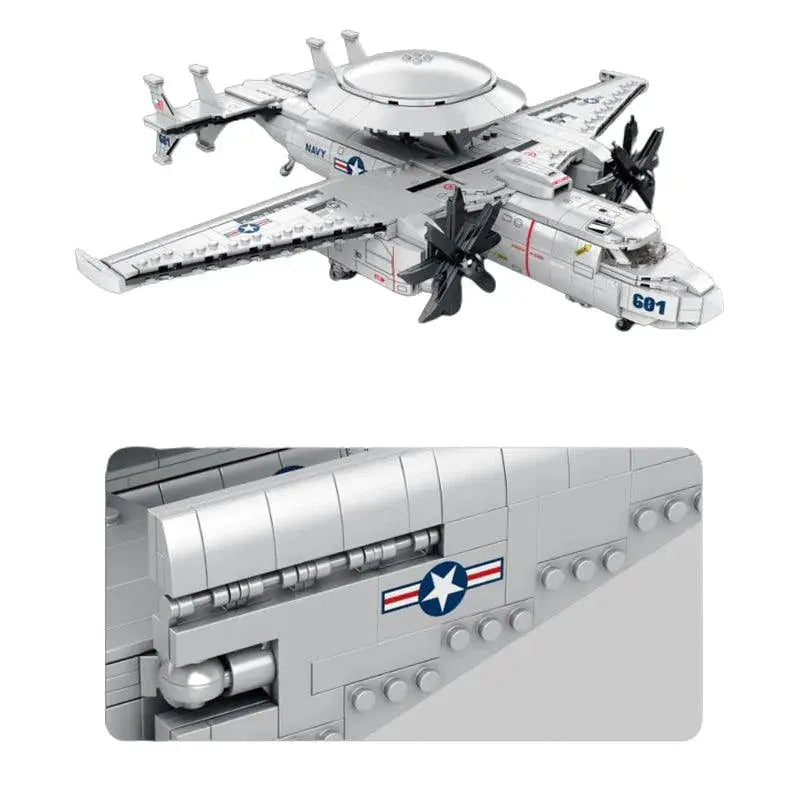 USN E-2C Hawkeye Airplane 1600 Pcs-1
