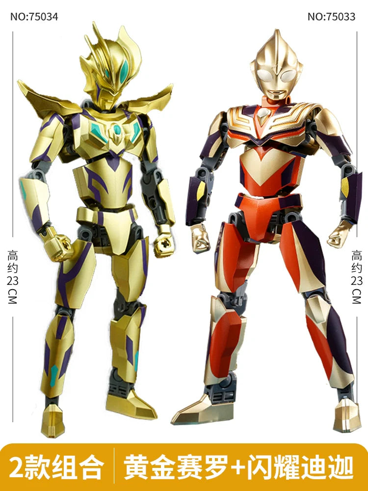 Ultraman Building Blocks Gold Celo Assemble-17