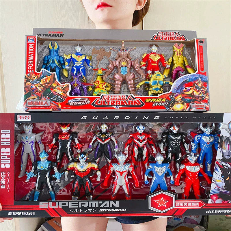 Ultraman Tiga Large Gift Box: Full Set Movable Doll-12