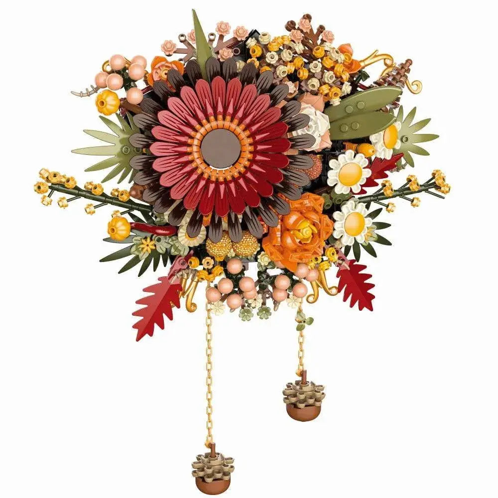 Unique Dried Flowers Building Set 800+Pcs-0