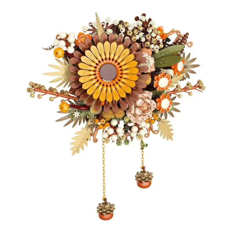 Unique Dried Flowers Building Set 800+Pcs-5