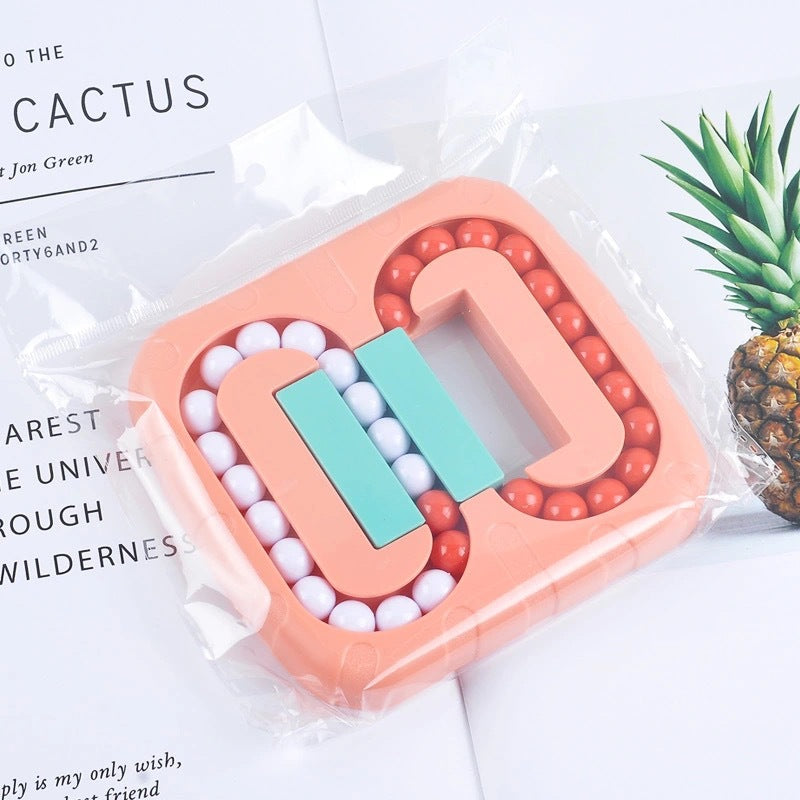 Unique Rotating Bead Plate Finger Puzzle Educational Toy-3