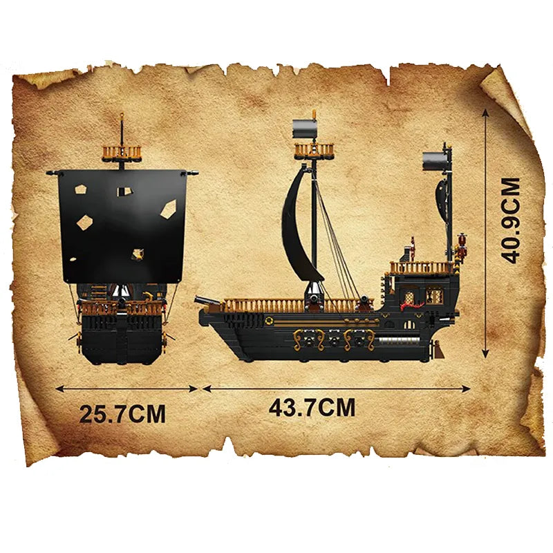 Pirate Ship 1287pcs-4