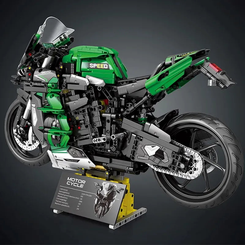 Green Motorbike 2087pcs-1