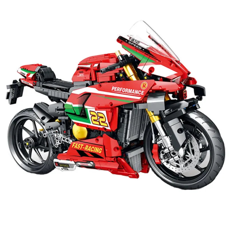 Red Devil Race Bike 1965pcs-0