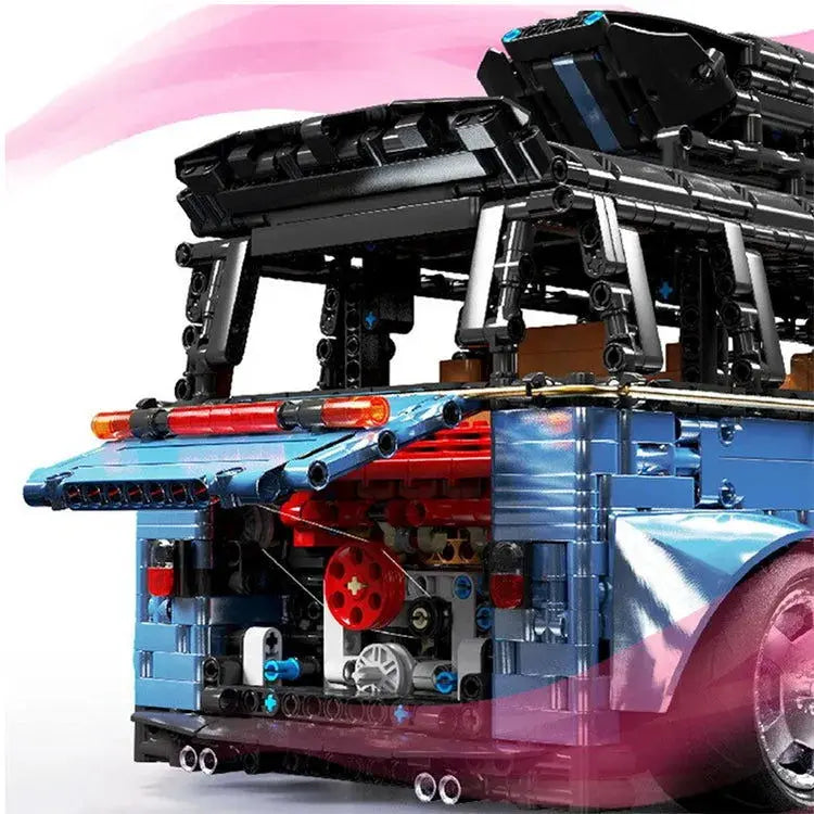 WIDEBODY SATIN BLUE CAMPERVAN 3298PCS-4