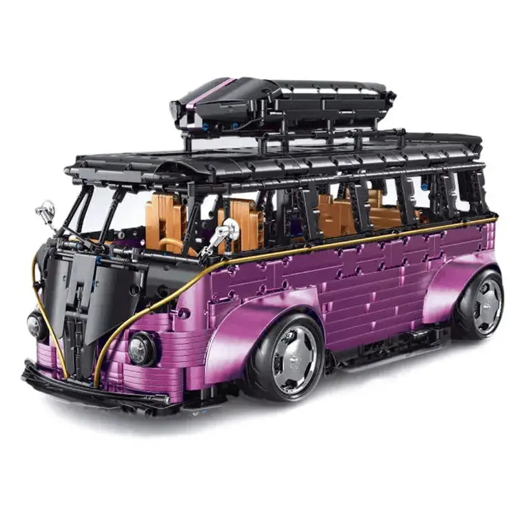 WIDEBODY SATIN PURPLE CAMPERVAN 3298PCS-0