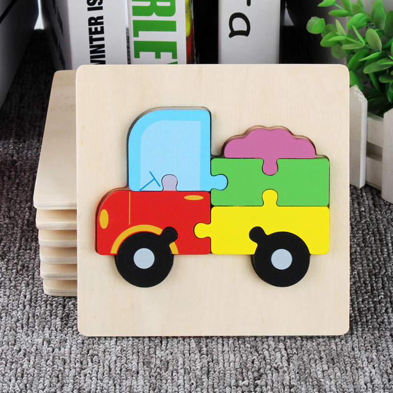 Wooden 3D Panel Educational Toy Set for Kids-2