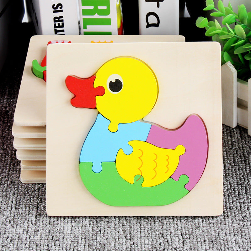 Wooden 3D Panel Educational Toy Set for Kids-5