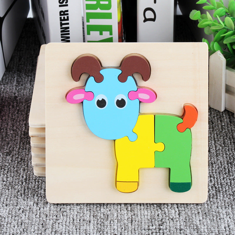 Wooden 3D Panel Educational Toy Set for Kids-6