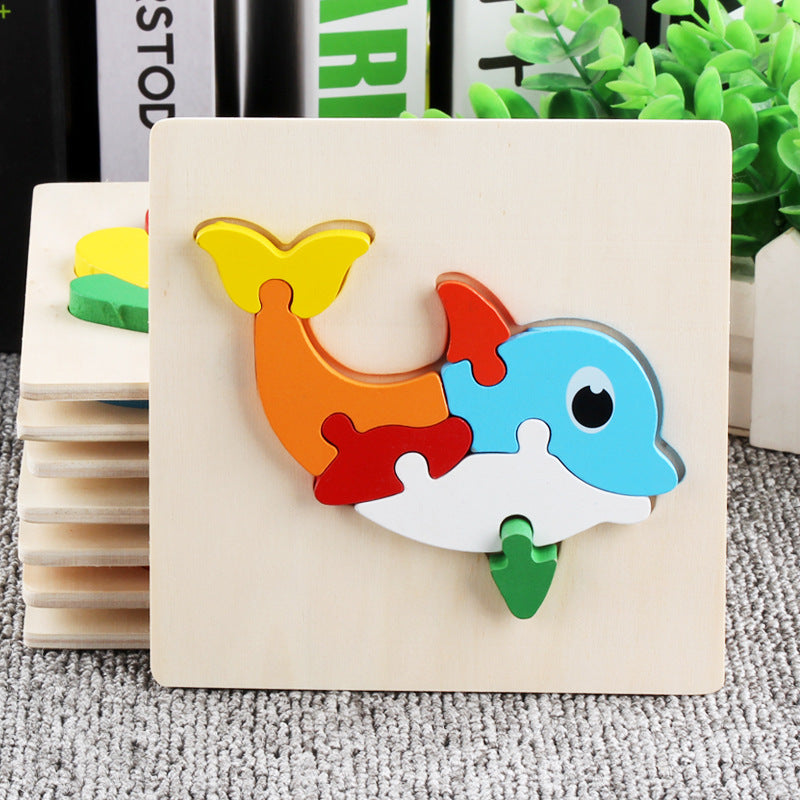 Wooden 3D Panel Educational Toy Set for Kids-8