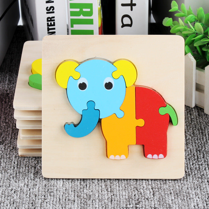 Wooden 3D Panel Educational Toy Set for Kids-9