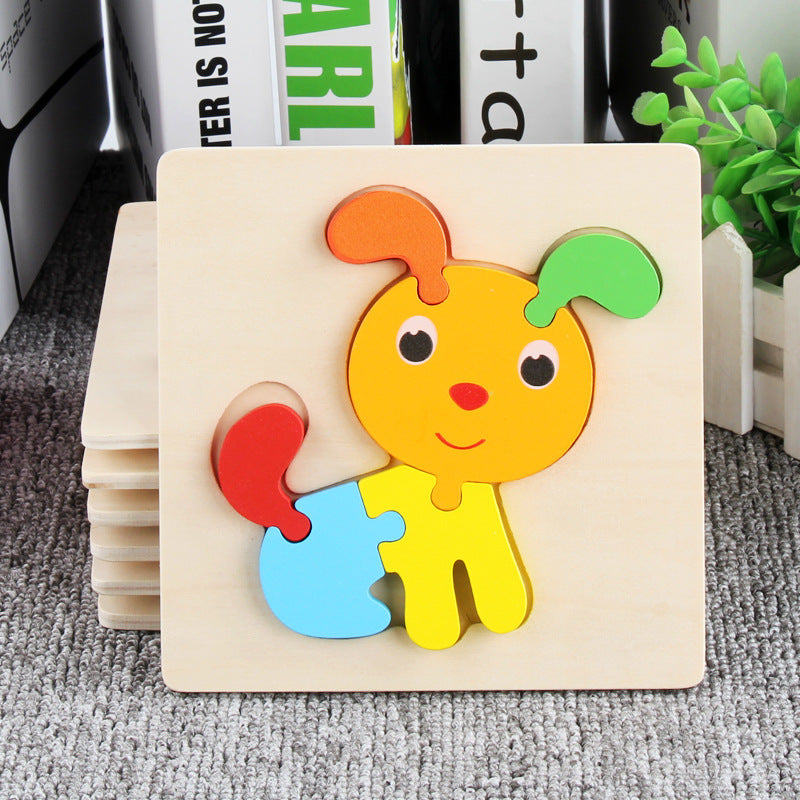 Wooden 3D Panel Educational Toy Set for Kids-14