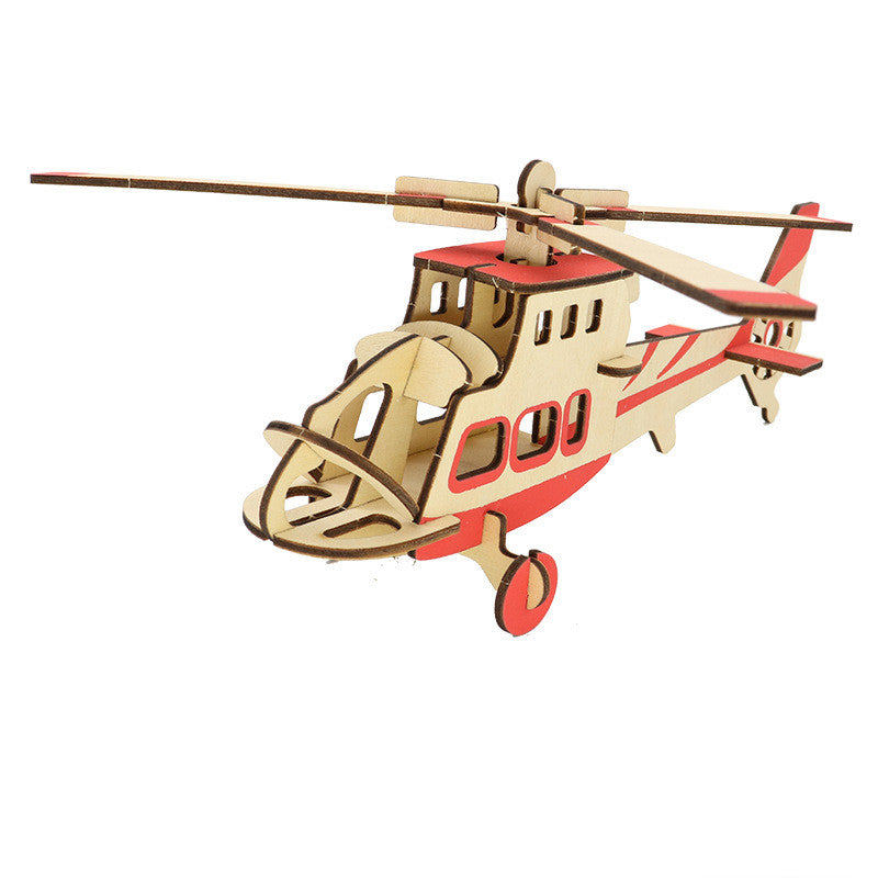 Wooden 3D Puzzle Toys for Kids' Education-1