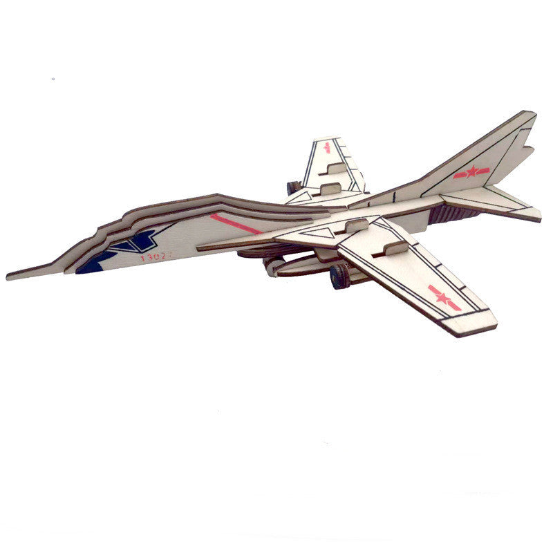 Wooden 3D Puzzle Toys for Kids' Education-2