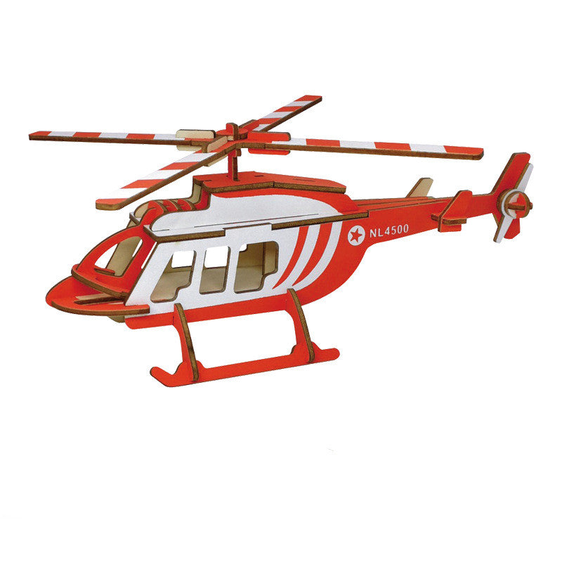 Wooden 3D Puzzle Toys for Kids' Education-3