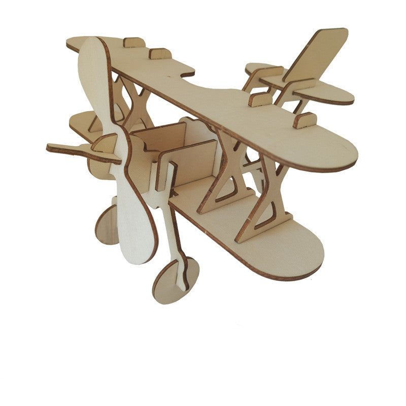 Wooden 3D Puzzle Toys for Kids' Education-4