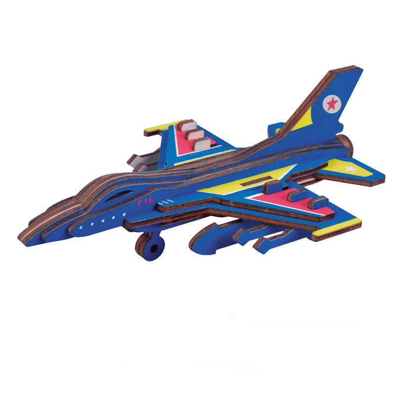 Wooden 3D Puzzle Toys for Kids' Education-5