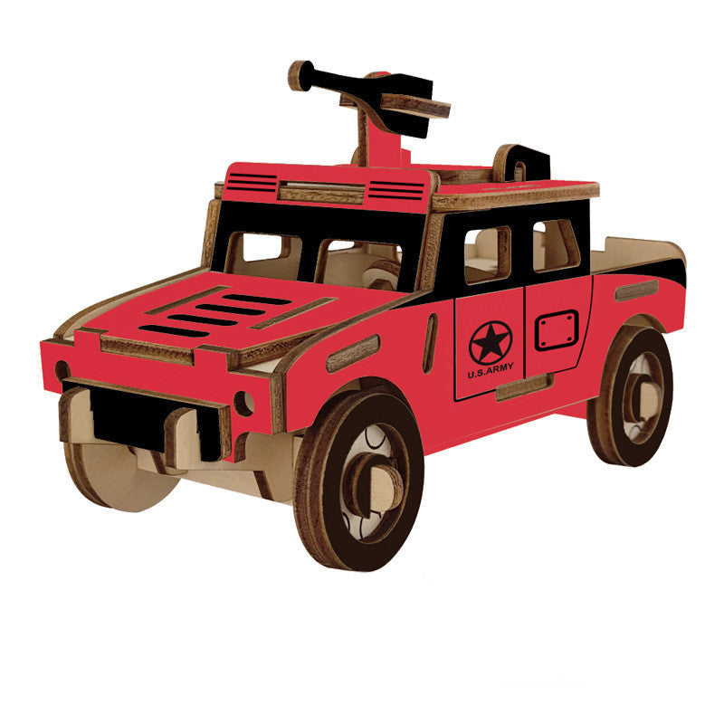 Wooden 3D Puzzle Toys for Kids' Education-16